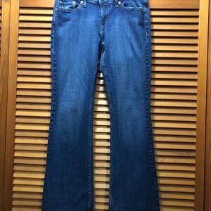 Levi's Women's Flare Jeans in Deep Blue